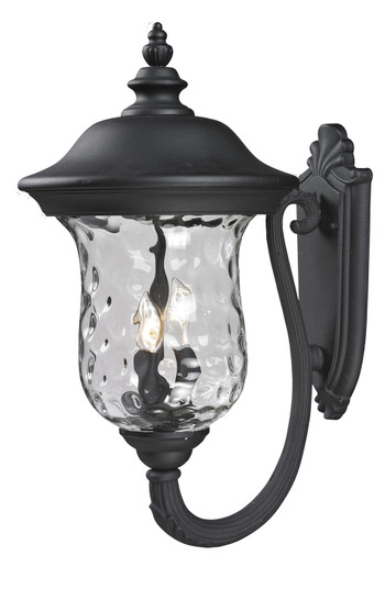 Armstrong Three Light Outdoor Wall Sconce in Black (224|533B-BK)