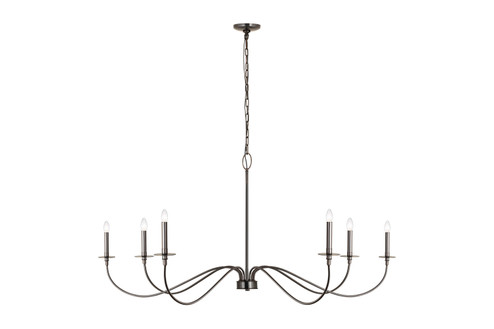 Arrington Six Light Chandelier in Plated Bronze (224|2301-63BP)