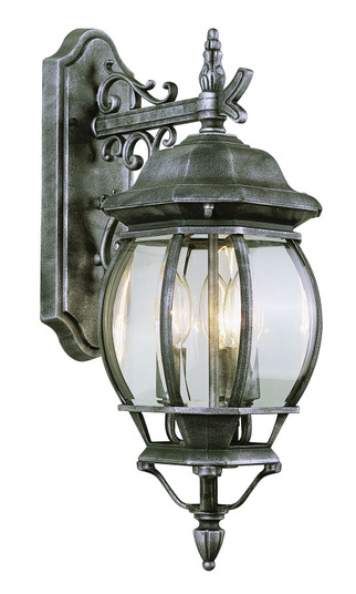 Francisco Three Light Wall Lantern in Swedish Iron (110|4054 SWI)