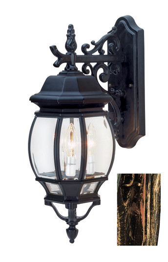 Francisco Three Light Wall Lantern in Black Copper (110|4054 BC)