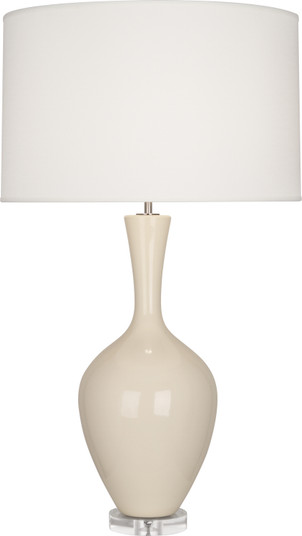Audrey One Light Table Lamp in Bone Glazed Ceramic (165|BN980)
