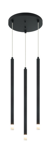 Reigndrop Three Light Pendant in Matte Black (423|C63103MB)