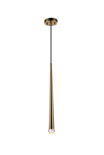 Renaie LED Pendant in Aged Gold Brass (423|C62701AG)