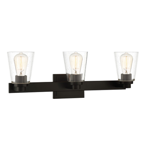 Arden Three Light Vanity in Black (90|250308)