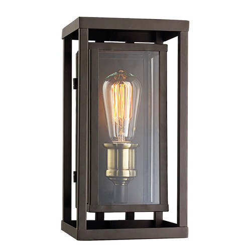 Showcase One Light Wall Lantern in Rubbed Oil Bronze /Antique Brass (110|50220 ROB)
