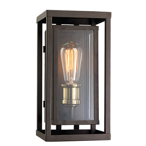 Showcase One Light Wall Lantern in Rubbed Oil Bronze /Antique Brass (110|50220 ROB) Showcase One Light Wall Lantern in Rubbed Oil Bronze /Antique Brass (110|50220 ROB)
