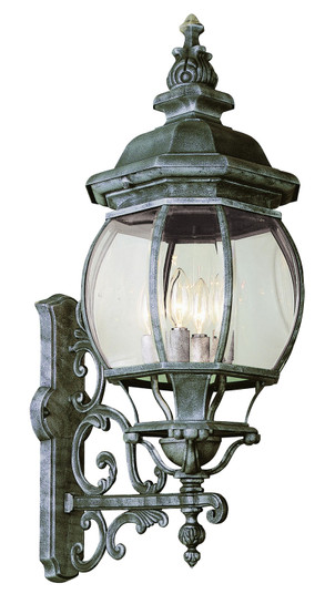 Francisco Four Light Wall Lantern in Swedish Iron (110|4052 SWI)