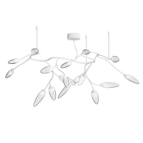 Vines LED Semi-Flush Mount in Satin White (69|3287.03)