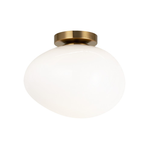 Melotte One Light Wall Sconce/Ceiling Mount in Aged Gold Brass (423|WX63611AGOP)