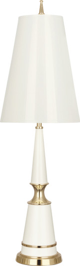 Jonathan Adler Versailles One Light Table Lamp in Lily Lacquered Paint w/Modern Brass (165|W901)