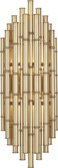 Jonathan Adler Meurice Two Light Wall Sconce in Modern Brass (165|764)