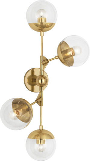 Celeste Four Light Wall Sconce in MODERN BRASS (165|1216)