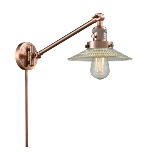 Franklin Restoration LED Swing Arm Lamp in Antique Copper (405|237-AC-G2-LED)