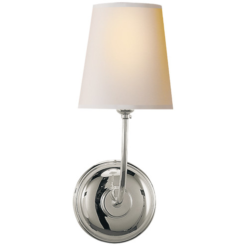 Vendome One Light Wall Sconce in Polished Nickel (268|TOB 2007PN-L)