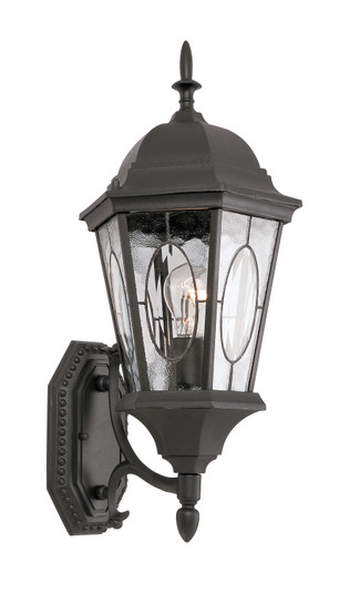 Villa Nueva One Light Wall Lantern in Black (110|4715 BK)