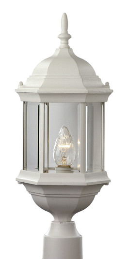 Josephine One Light Postmount Lantern in White (110|4352 WH)