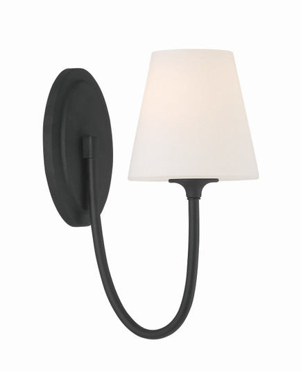 Juno One Light Wall Sconce in Black Forged (60|JUN-10321-BF)