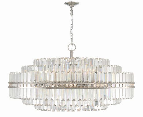 Hayes 32 Light Chandelier in Polished Nickel (60|HAY-1409-PN)