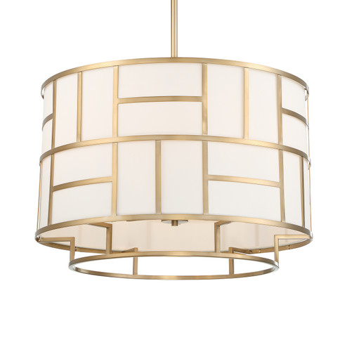 Danielson Six Light Chandelier in Vibrant Gold (60|DAN-406-VG)