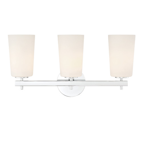 Colton Three Light Wall Sconce in Polished Chrome (60|COL-103-CH)