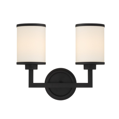 Bryant Two Light Wall Sconce in Black Forged (60|BRY-8002-BF)