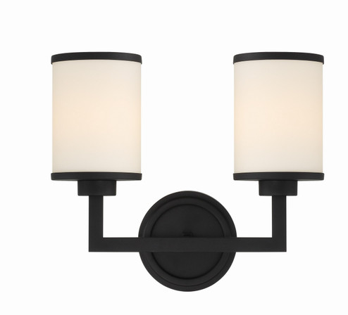 Bryant Two Light Wall Sconce in Black Forged (60|BRY-8002-BF)