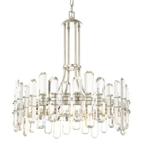 Bolton Eight Light Chandelier in Polished Nickel (60|BOL-8888-PN)