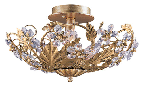 Paris Market Six Light Semi Flush Mount in Gold Leaf (60|5316-GL)