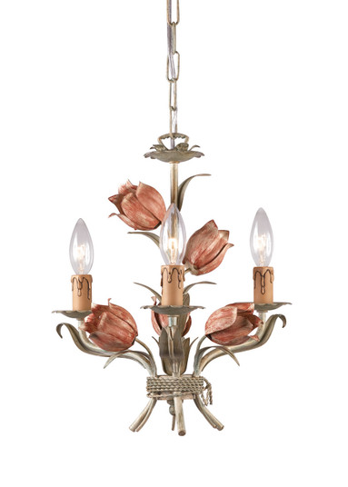 Southport Three Light Mini Chandelier in Sage Rose (60|4803-SR)