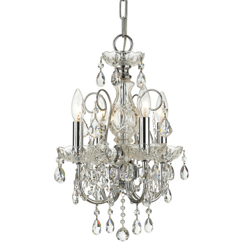 Imperial Four Light Mini Chandelier in Polished Chrome (60|3224-CH-CL-MWP)