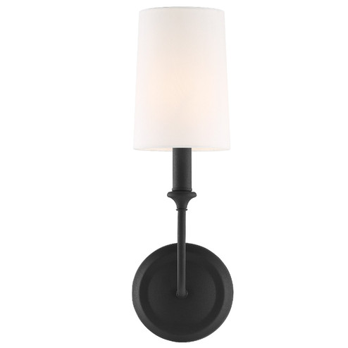 Sylvan One Light Wall Sconce in Black Forged (60|2241-BF)