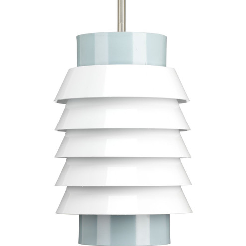 Point Dume-Onshore One Light Pendant in Brushed Nickel (54|P500194-009)
