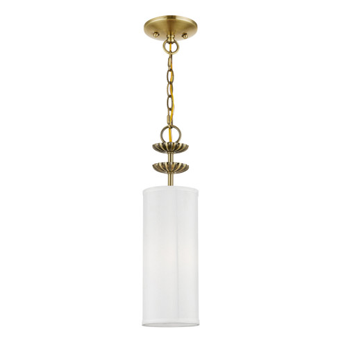 Brookdale One Light Mini Pendant in Antique Brass (107|42981-01)