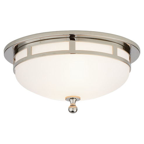 Openwork Two Light Flush Mount in Polished Nickel (268|SS 4010PN-FG)