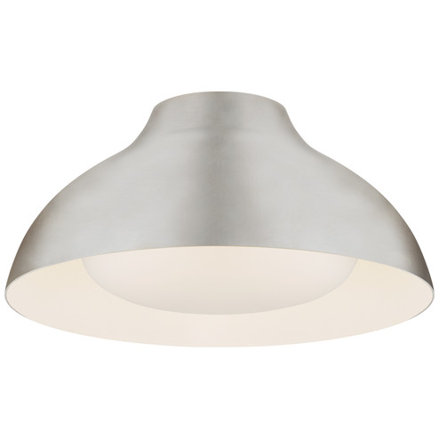 Agnes LED Flush Mount in Burnished Silver Leaf (268|ARN 4350BSL-SWG)