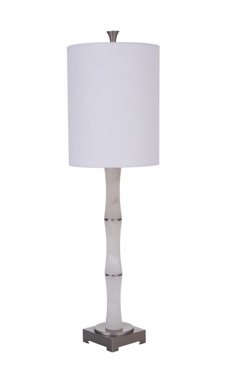 One Light Table Lamp in Brushed Nickel (90|180084)