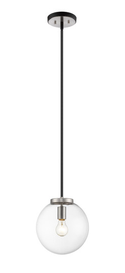 Parsons One Light Pendant in Matte Black / Brushed Nickel (224|477P10-MB-BN)