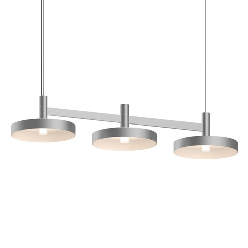 Systema Staccato LED Linear Pendant in Bright Satin Aluminum (69|1783.16-PAN)