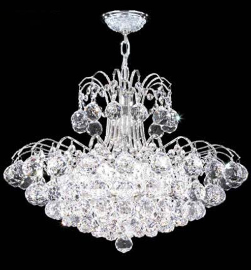Jacqueline 12 Light Chandelier in Silver (64|94807S22)