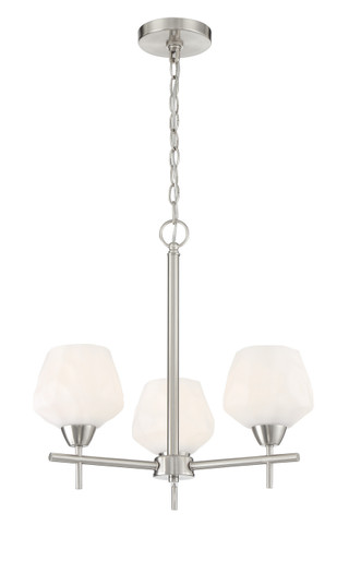 Camrin Three Light Chandelier in Brushed Nickel (7|2173-84)