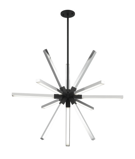 Asterisk Three Light Pendant in Matte Black / Chrome (423|C66813MBCH)