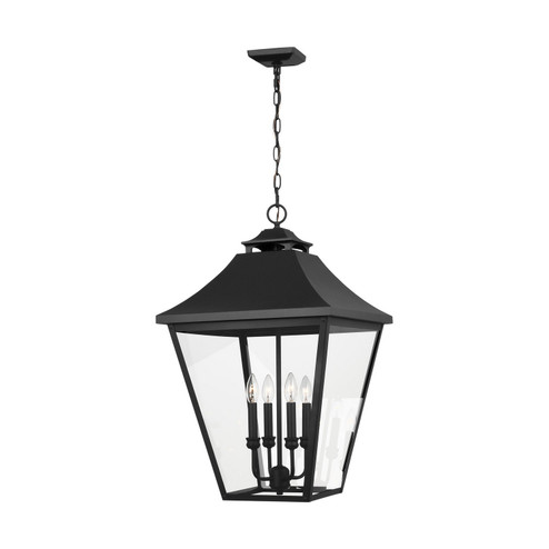 Galena Four Light Outdoor Pendant in Textured Black (454|OL14409TXB)