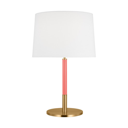 Monroe One Light Table Lamp in Burnished Brass (454|KST1041BBSCRL1)