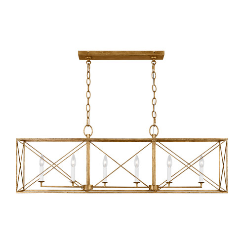 Beatrix Six Light Chandelier in Antique Gild (454|CC1646ADB) Beatrix Six Light Chandelier in Antique Gild (454|CC1646ADB)