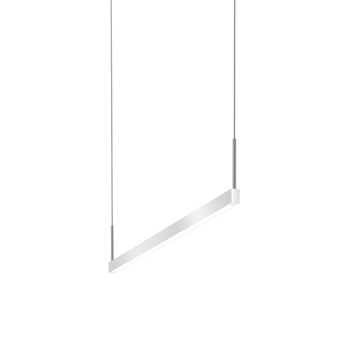 Thin-Line LED Pendant in Bright Satin Aluminum (69|2816.16-3)