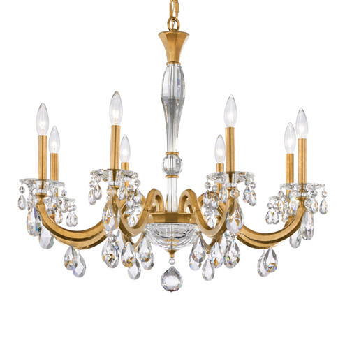 San Marco Eight Light Chandelier in Heirloom Gold (53|S8608N-22R)