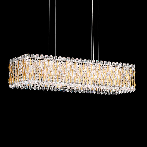 Sarella 13 Light Linear Pendant in Stainless Steel (53|RS8344N-401R)