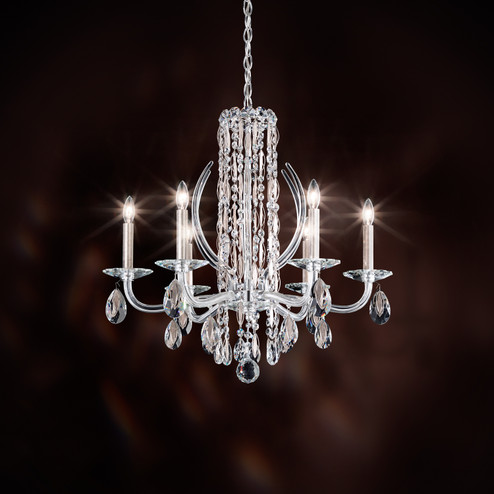 Siena Six Light Chandelier in Polished Stainless Steel (53|RS8306N-401R)