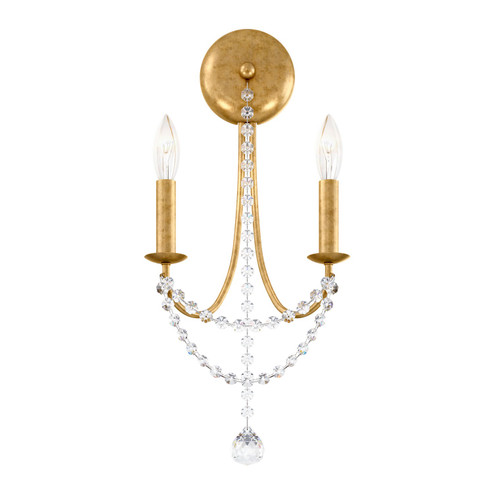 Verdana Two Light Wall Sconce in Antique Silver (53|RJ1002N-48O)