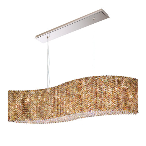 Refrax 21 Light Linear Pendant in Stainless Steel (53|RE4821S)